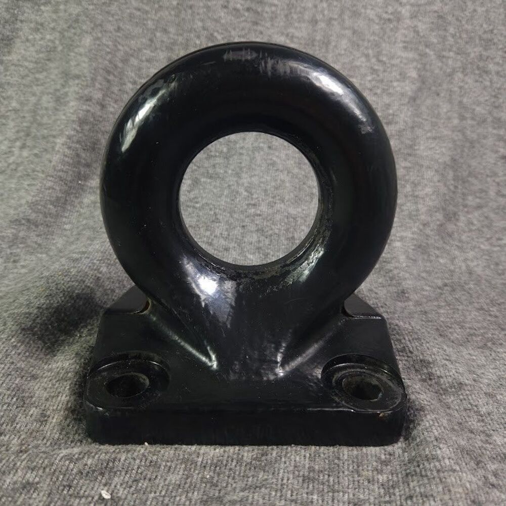 4 Bolt Mount Pintle Tow Ring 3" ID 60,000 lbs Heavy Duty Trailer Lunette Eye